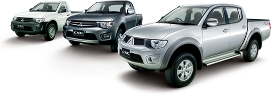 Mitsubishi Triton 2011 - Triton Plus Cng (550x228), Png Download