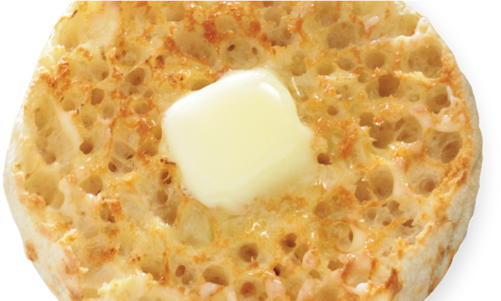 Free English Muffin Egg Sandwiches For Thomas' 135th - Crumpet Transparent (768x431), Png Download