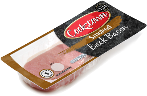 Smoked Back Bacon - Cervelat (500x330), Png Download