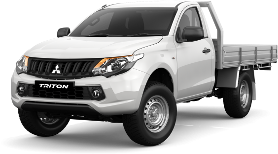 Triton 2wd Glx Single Cab Chassis Cardrona Threequarter - Mitsubishi Glx R Triton (650x400), Png Download