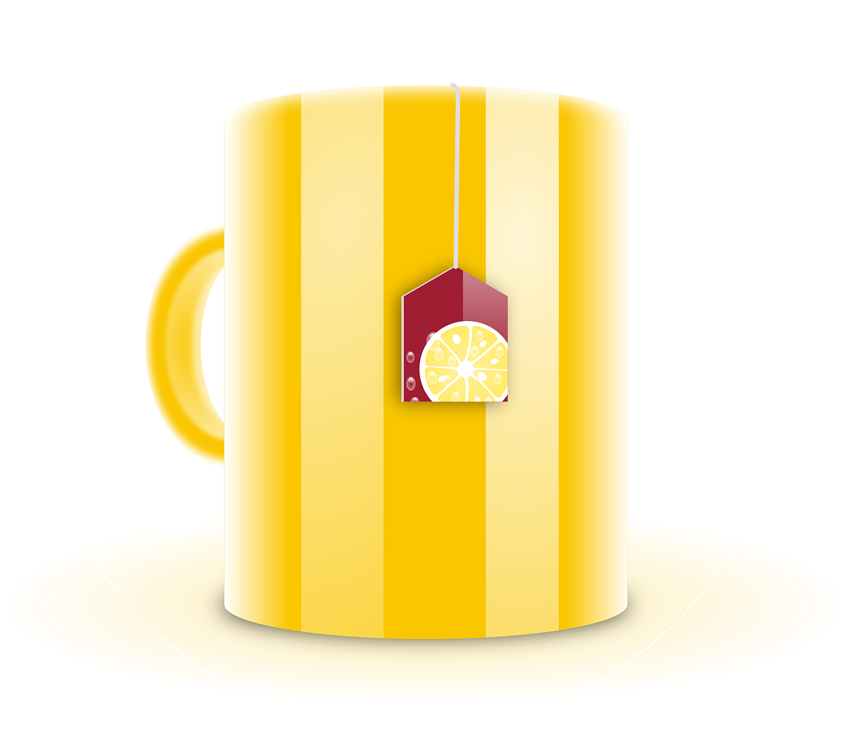 Teabag, Tea Pot, Mug, Food, Tea, Beverage, Yellow - Tea (689x720), Png Download