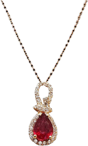 Pendant Diamonds Rubies - Three In One Ela Rae (350x550), Png Download