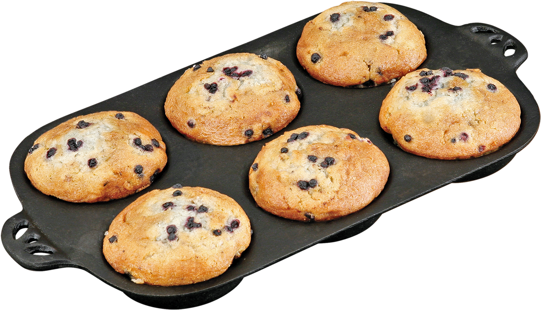 Cast Iron Muffin Topper, Muffin Topper, Cast Iron Topper - Camp Chef Cast Iron Muffin Topper Pan (2048x1291), Png Download