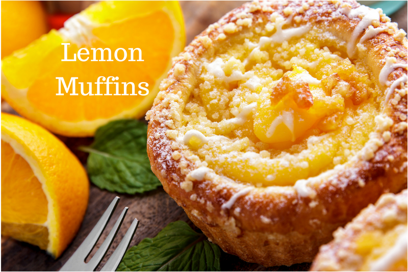 Lemon Muffins 1 - Lemon (800x800), Png Download