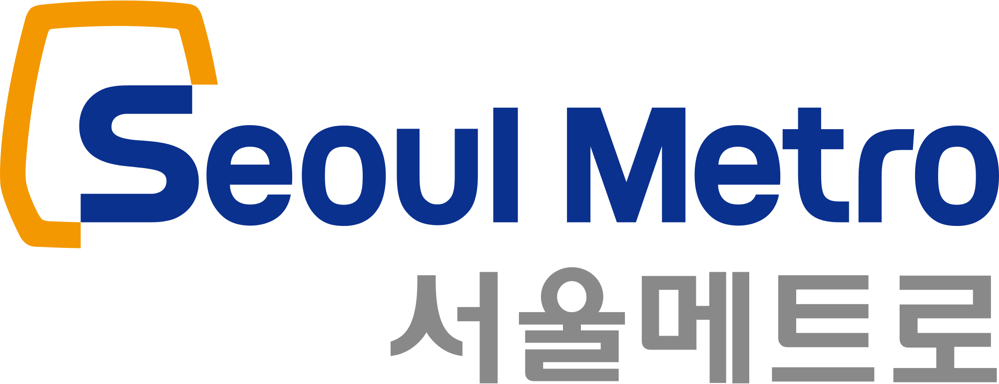 Seoul Metro Logo - Seoul Metro 로고 (2000x770), Png Download