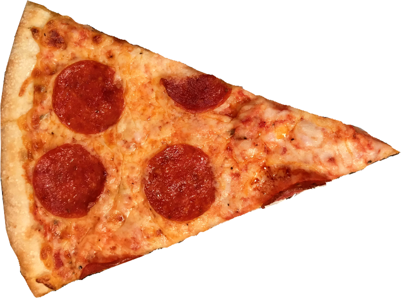 1 Pepperoni Slice - Pizza (793x590), Png Download