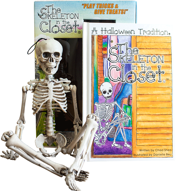 Skeleton In The Closet - A Halloween Tradition (800x800), Png Download