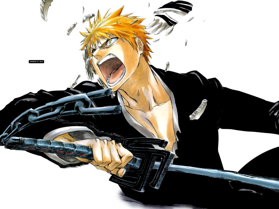 Download Kurosaki Ichigo Clipart Ichigo Kurosaki Rukia - Kurosaki Ichigo (900x675), Png Download