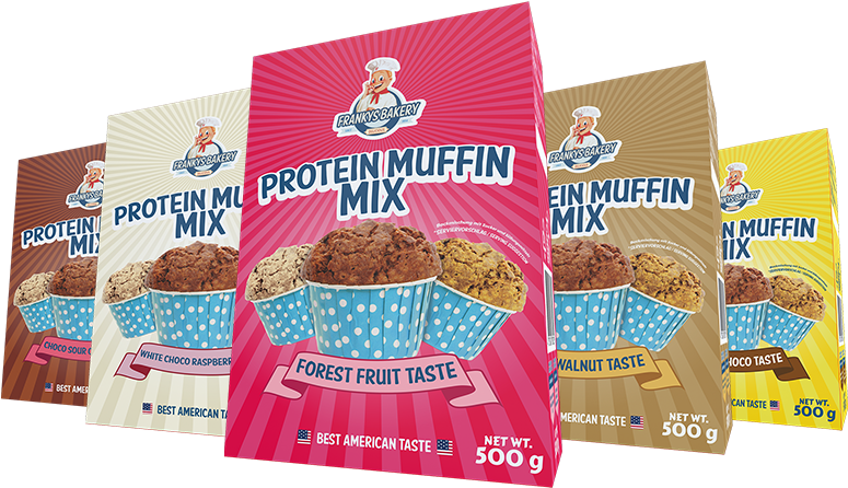 Porfolio Thumbnail - Frankys Bakery Protein Muffin Mix (500g) Forest Fruit (800x800), Png Download