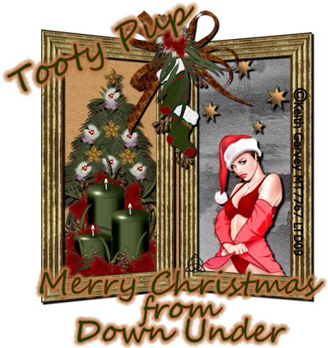 A Down Under Christmas - Christmas Card (480x501), Png Download