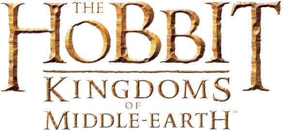 Kingdoms Of Middle-earth Logo - Hobbit Strategy Battle Game Logo (615x346), Png Download