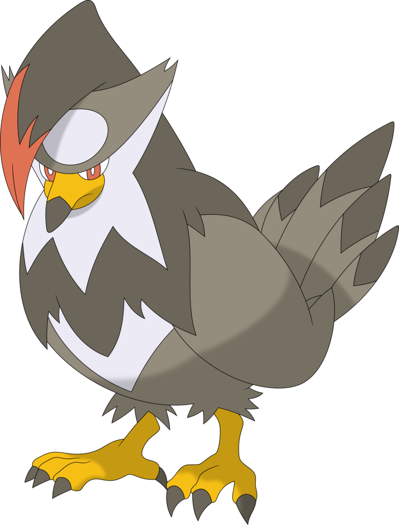 Staraptor - Staraptor Pokemon (458x600), Png Download