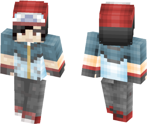 Install Ash Skin Instruction - Minecraft (584x497), Png Download