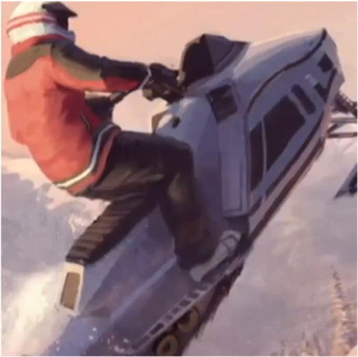 Need For Speed Developer Reveals First-person Vehicle - Snowmobile (1200x675), Png Download