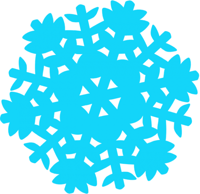 All About Snowflakes Plus Free Coloring Pages/templates, - Clip Art (650x632), Png Download