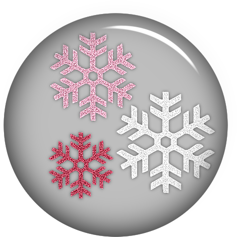 Lacarolita Pink Ice Button6 - Season Art And Craft (500x500), Png Download