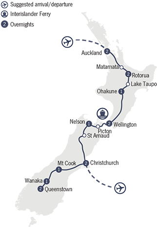 Self Drive Maps 15 Day Self Drive Lotr - 18 Day New Zealand Itinerary (350x498), Png Download
