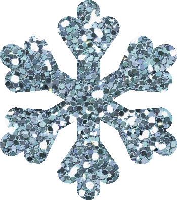 Glitter Snowflake Transparent Pictures To Pin On Pinterest - Glitter Snowflake No Background (350x397), Png Download
