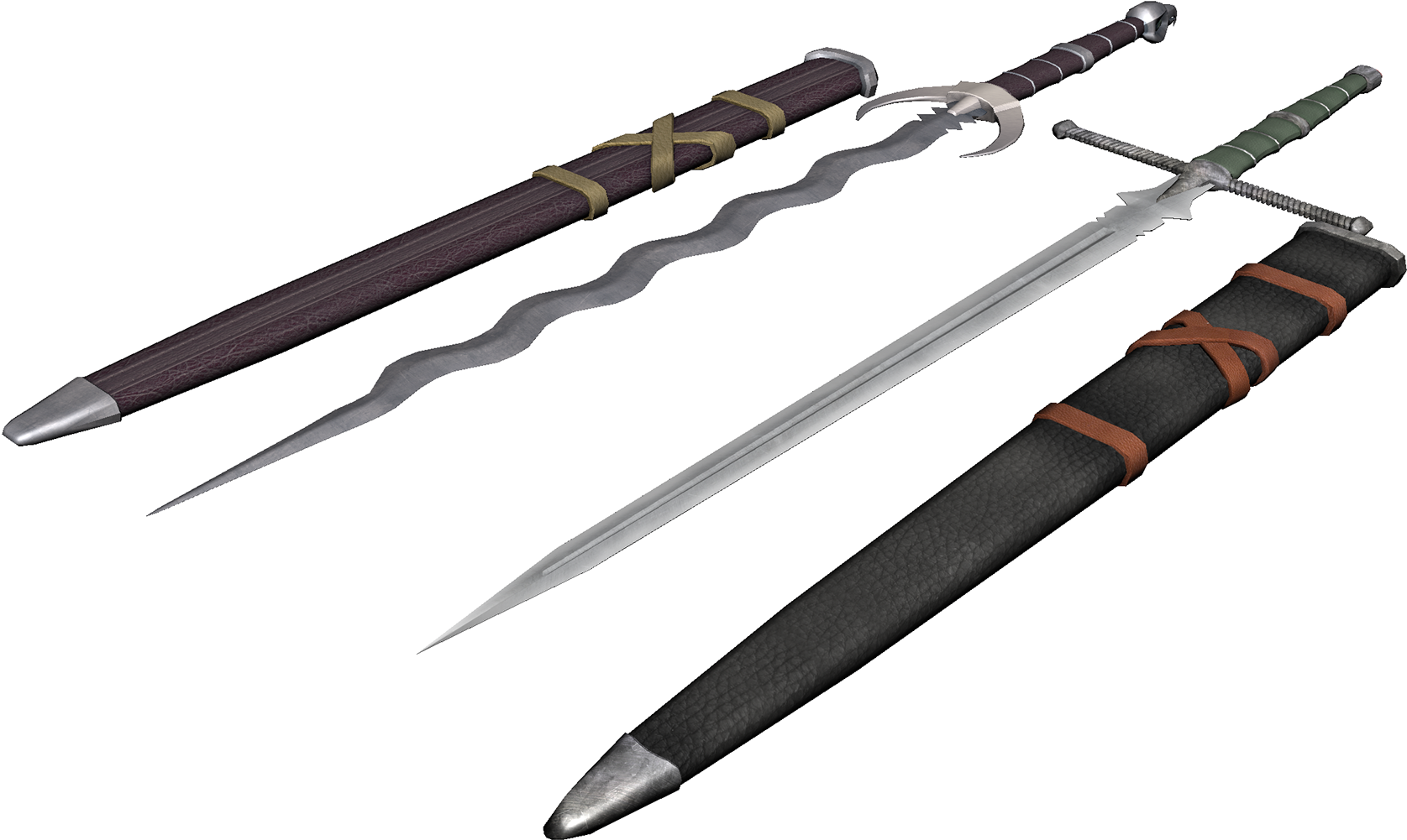 Just A Couple Of Swords I Designed Based Off The Popular - Dagger (1920x1920), Png Download