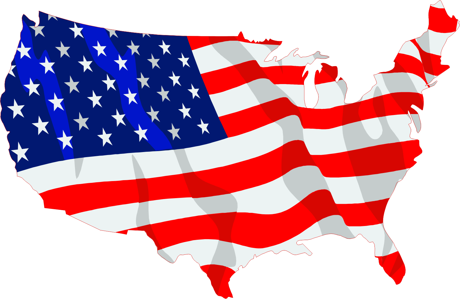 Americana-34 - Usa Flag (1533x999), Png Download