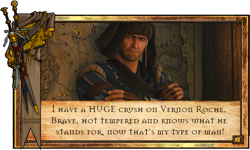 “i Have A Huge Crush On Vernon Roche - The Witcher (815x480), Png Download