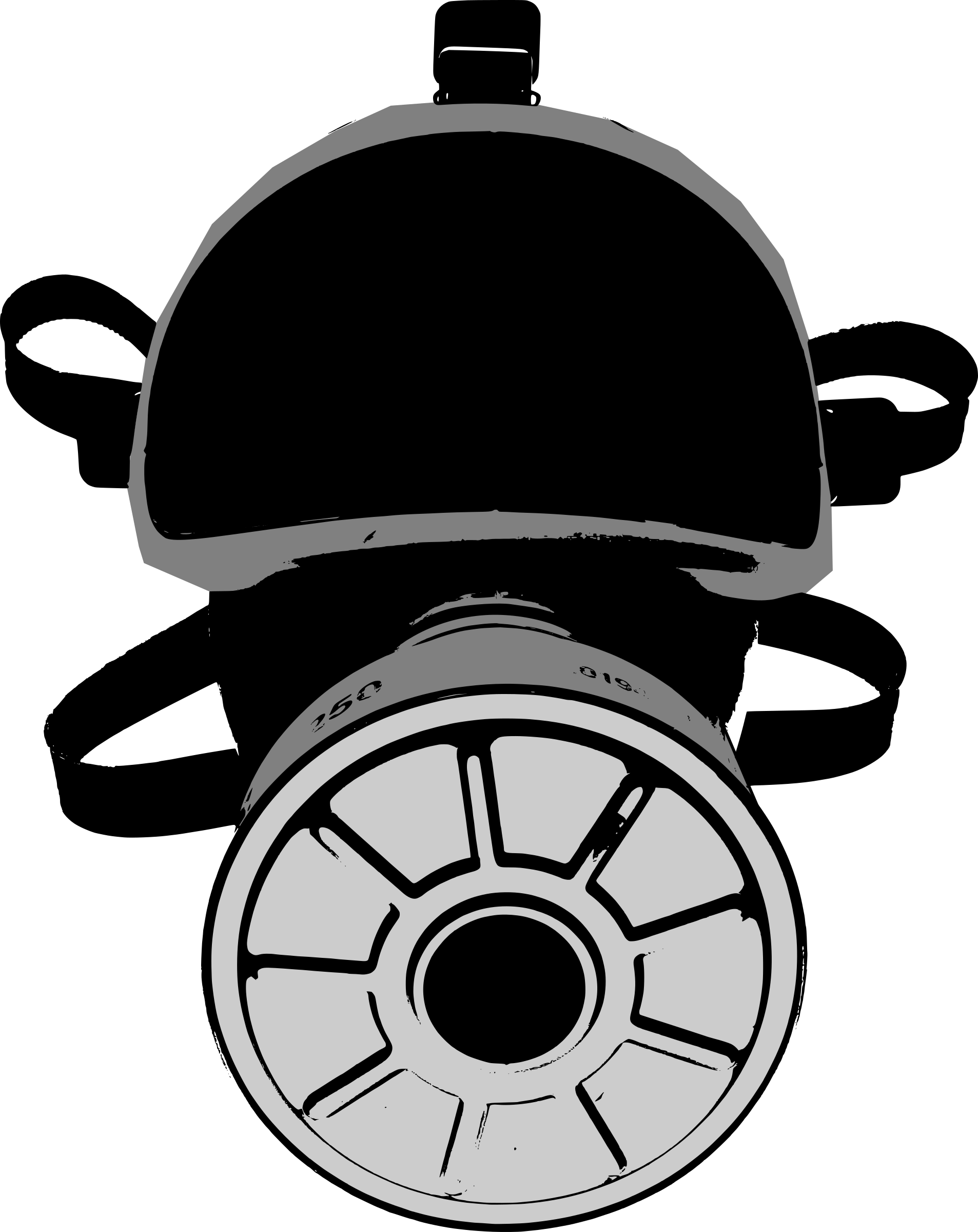 This Free Icons Png Design Of Gas Mask Cia (1906x2400), Png Download