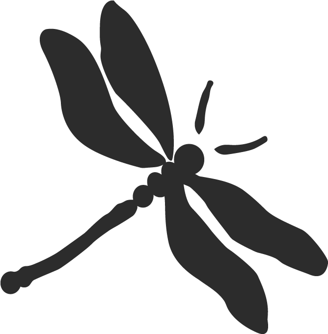 Dragonfly Png Transparent Hd Photo - Dragonfly Clip Art Black And White (1020x680), Png Download