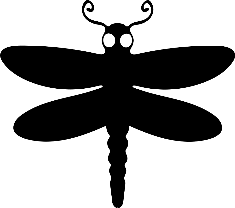 Dragon Fly Winged Animal Top View Comments - Libelula Png Vetor (981x866), Png Download