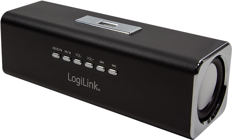 Product Image (png) - Logilink Discolady Soundbox - Boombox - Black (800x800), Png Download