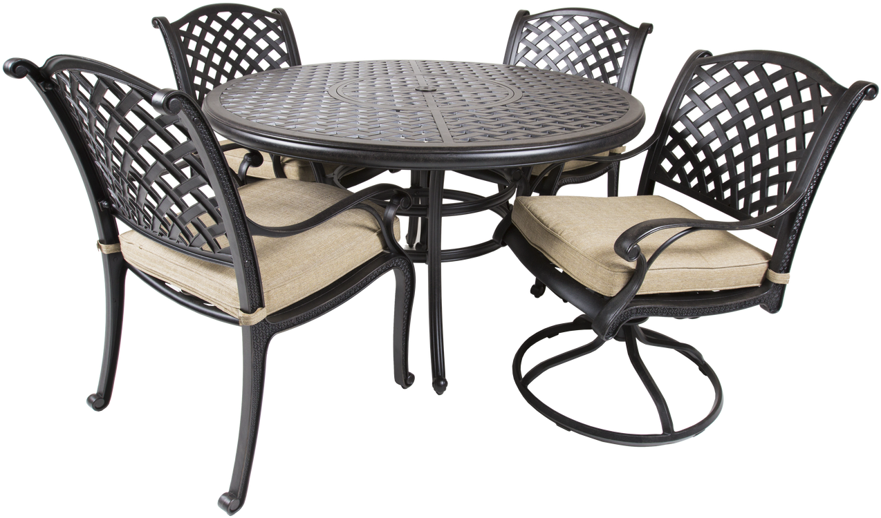 Comfort Care Cc03b-jr Cast Aluminum Armless Weave Outdoor (1280x758), Png Download