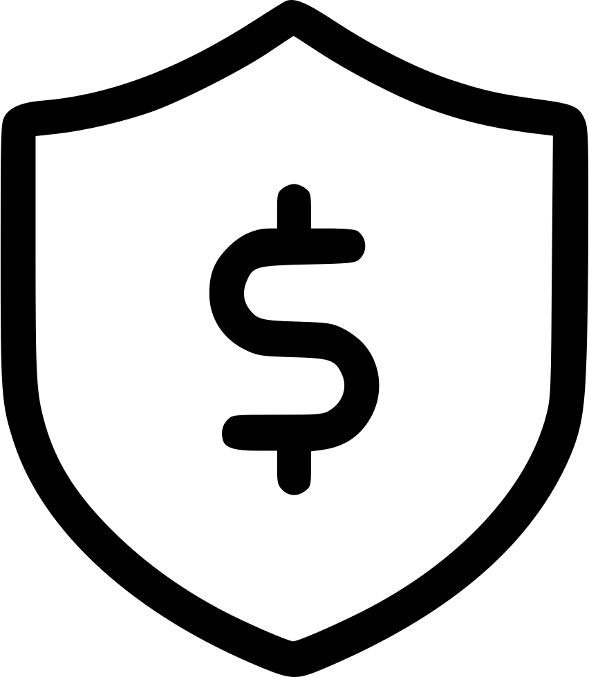 Money Cash Finance Shield Pay Safe Secure Comments - Icono Seguridad (852x980), Png Download