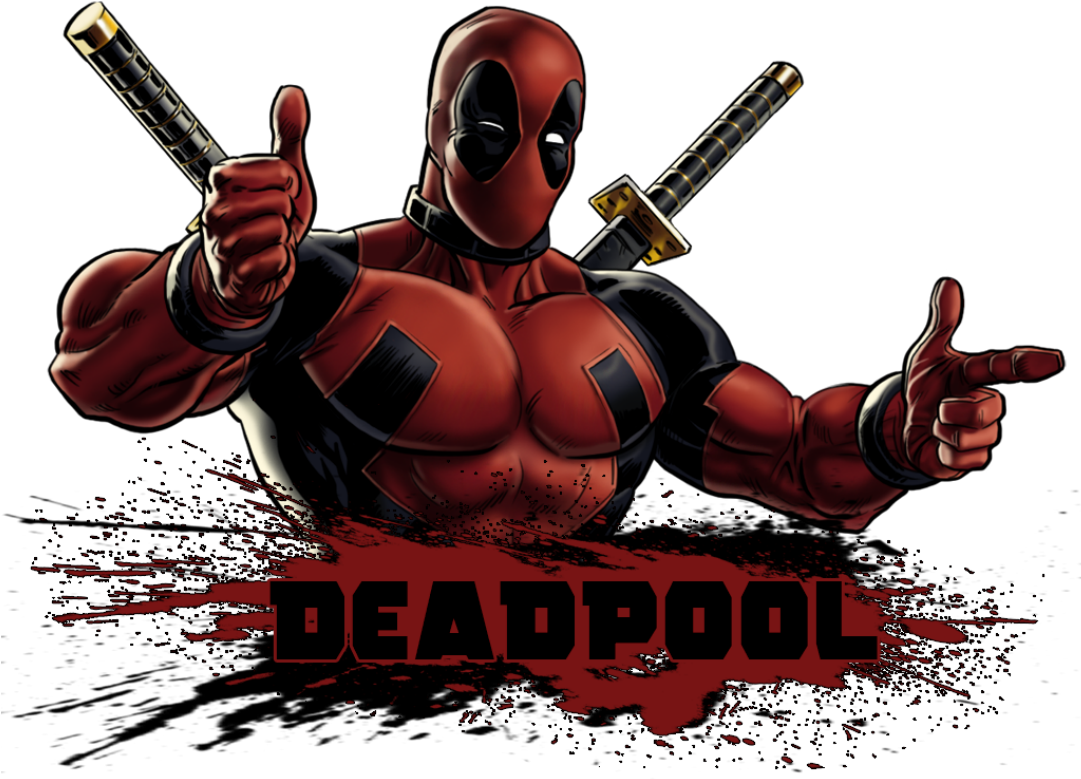 Filterdeadpool - Deadpool Comic (1080x1920), Png Download