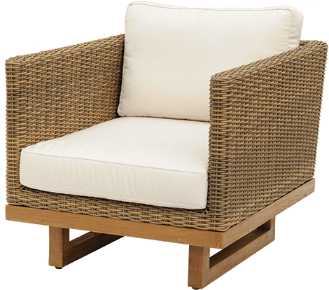 Slide Lounge Chair 6mm Weave - Chair (600x600), Png Download
