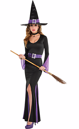 "witchy Witch" - Adult Women's Witchy Witch Costume Size X-large Halloween (400x544), Png Download