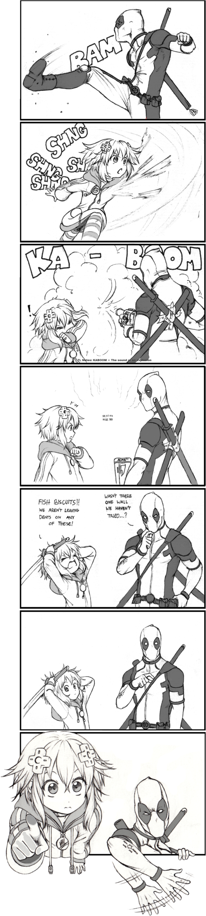 Png - Neptune Deadpool (800x3206), Png Download