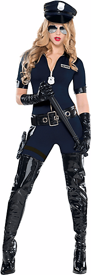 Sexy Cop Costume - Couple Cop Costumes (400x544), Png Download