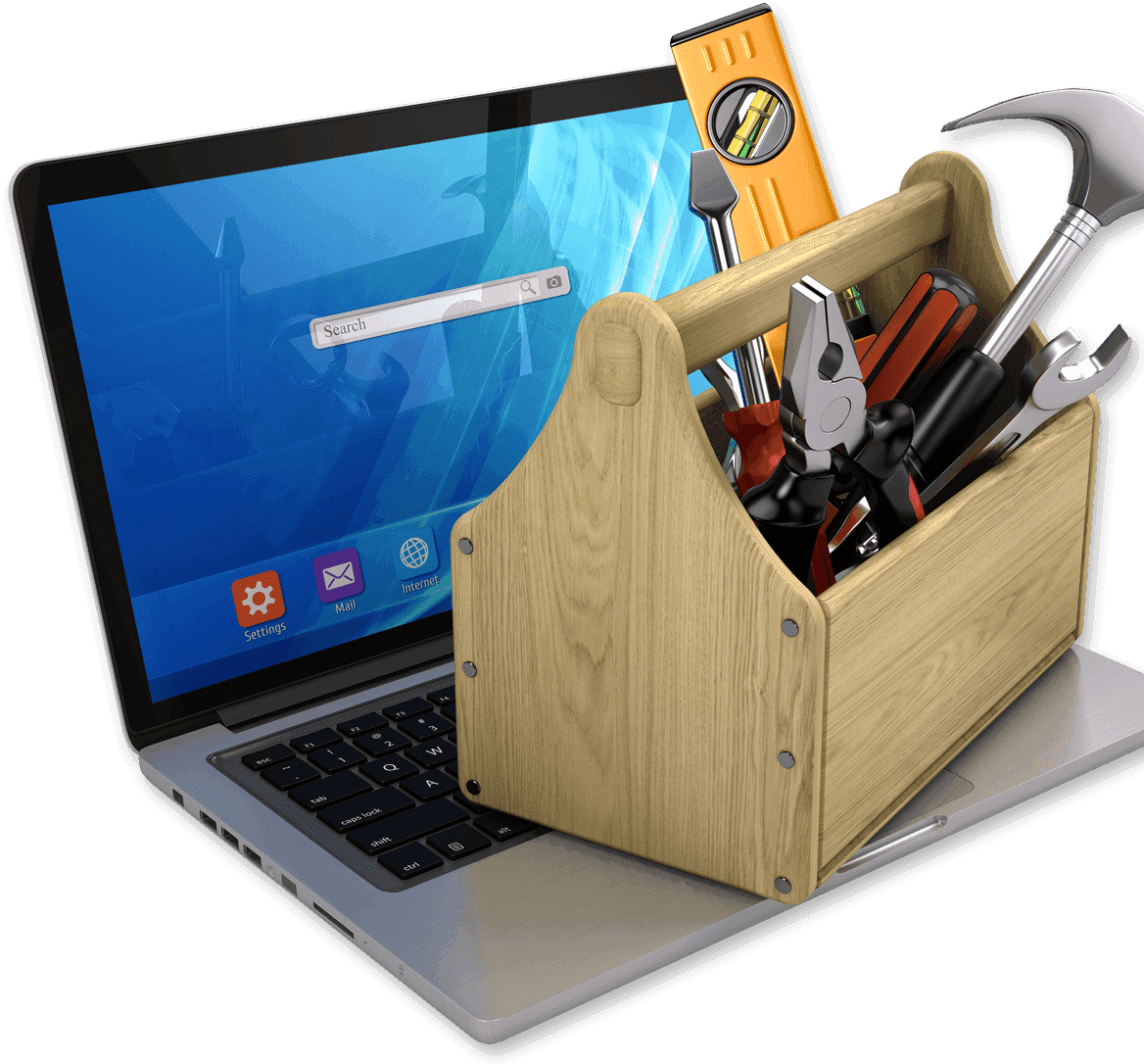 Digital-toolbox - E-learning (1168x1086), Png Download