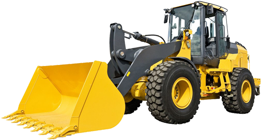 Bulldozer - Heavy Duty Machinery Logo (593x444), Png Download