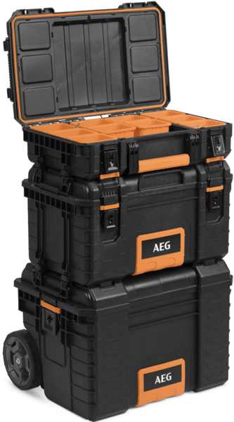 Just Like The Ridgid Branded Pro Tool Storage System, - Aeg Tool Box (600x600), Png Download