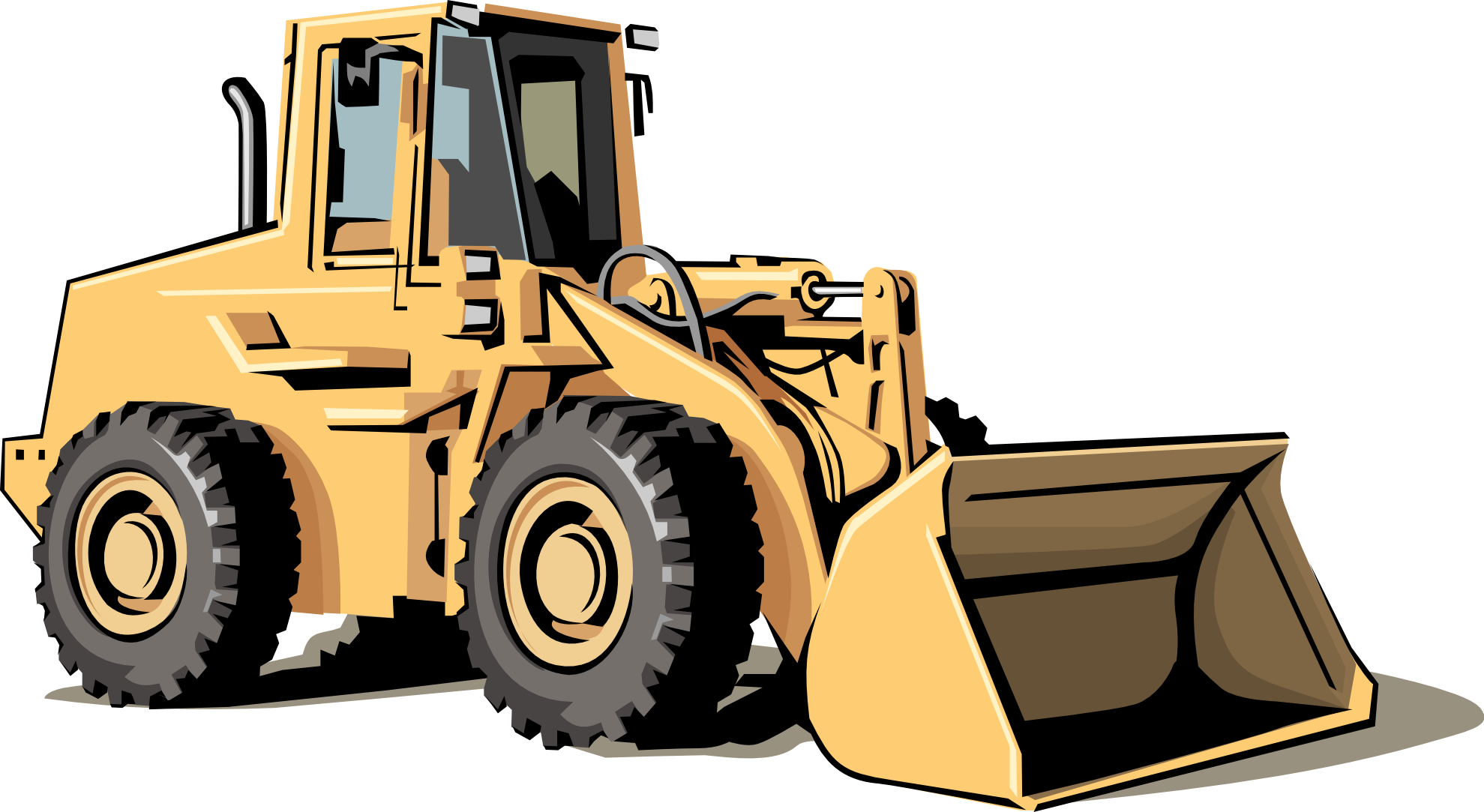 Heavy Equipment 13 Svg - Bulldozer Png (1979x1083), Png Download