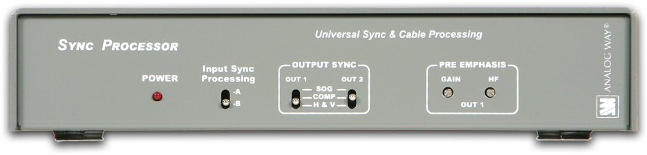 Spi400 Front Panel Picture - Analog Way Spi400 Sync Processor, Universal Interface (980x249), Png Download