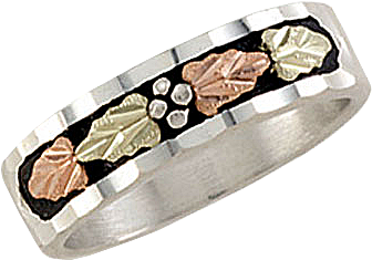 Black Hills Silver Rings - Antiqued Sterling Silver Ring (500x500), Png Download