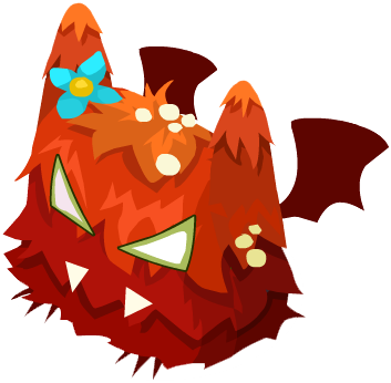 Mama Ferny Fat Bat - Clicker Heroes (353x346), Png Download
