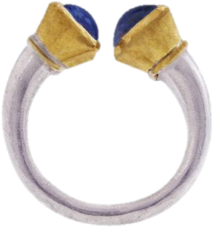 Moonstone Gold & Silver Ring - Silver (600x600), Png Download