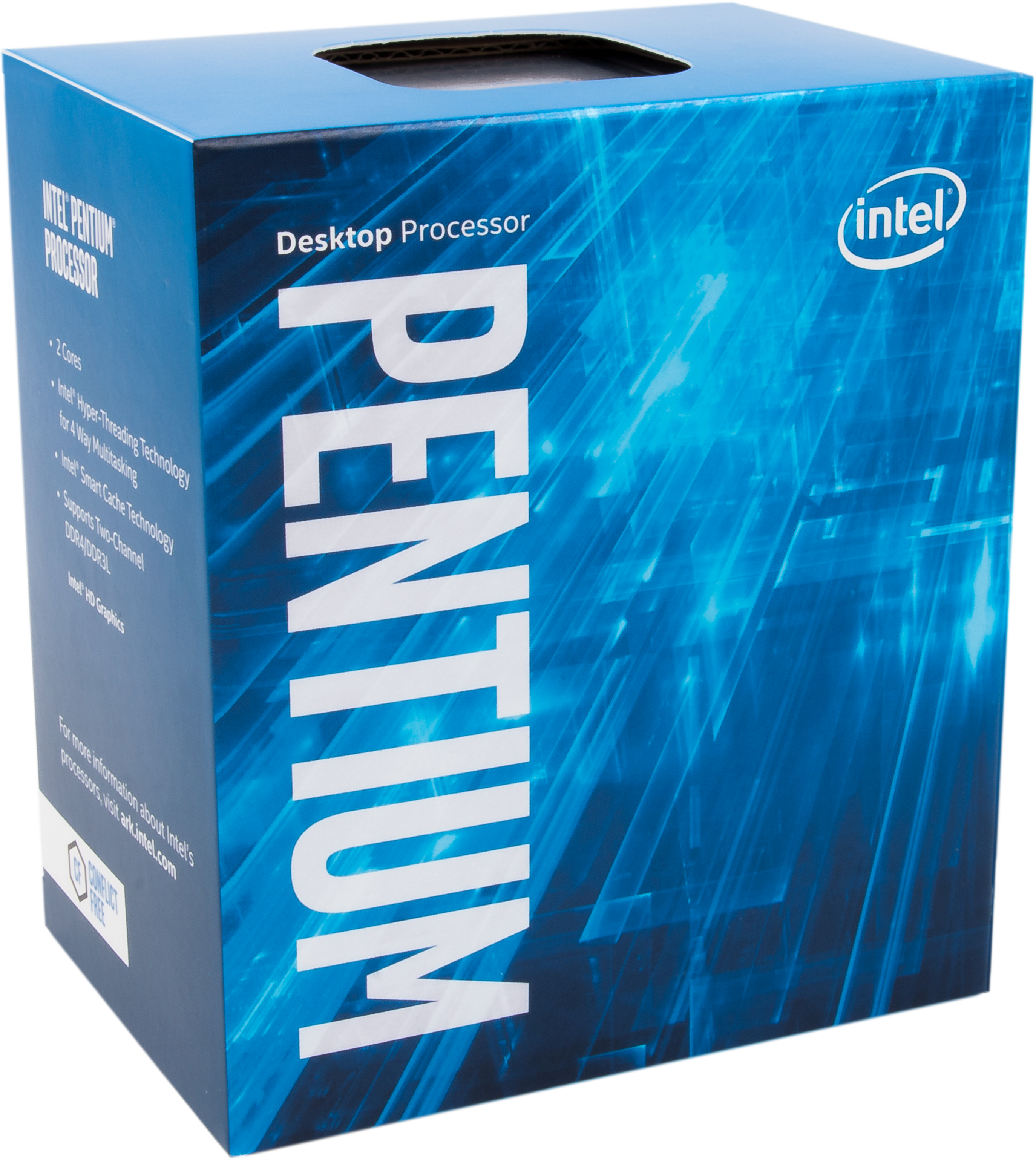 Intel Pentium G4560 Kaby Lake Dual-core - Intel Pentium Processor G4560 (2748x3077), Png Download