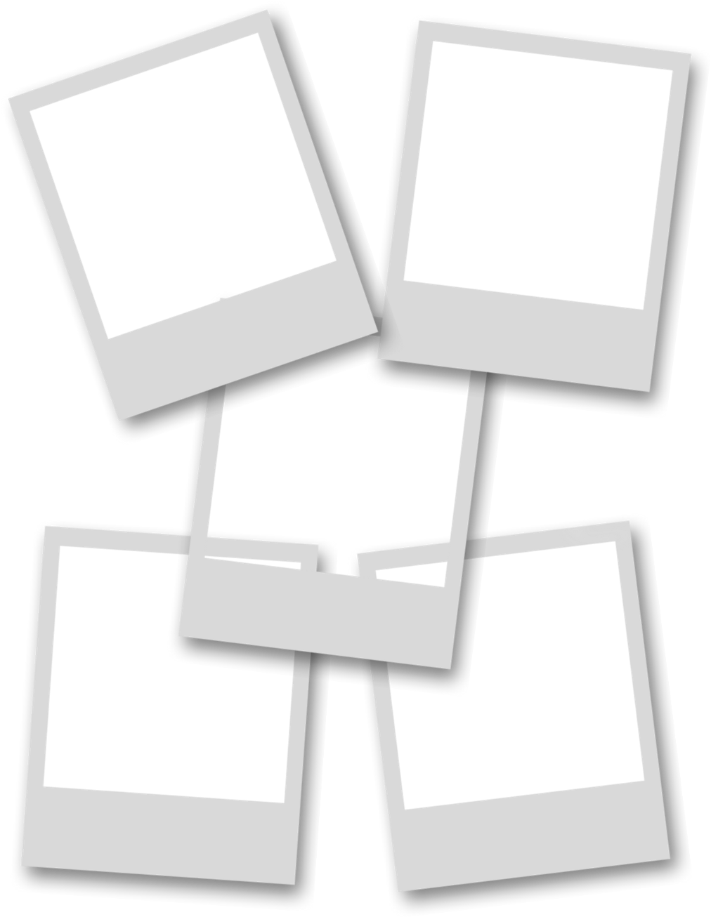 Report Abuse - Polaroid Photo Collage Png (1024x1329), Png Download