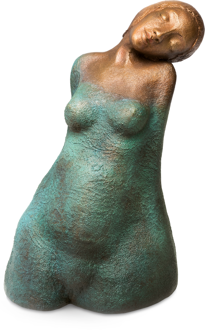 Bronzefigur Aphrodite, Klein Von Maria-luise Bodirsky - Aphrodite (660x1062), Png Download