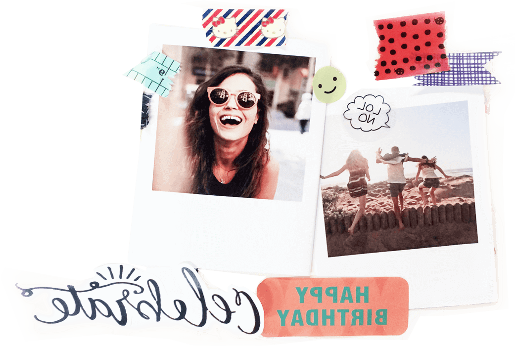 Explore More Collages Papers - Girl (1041x700), Png Download