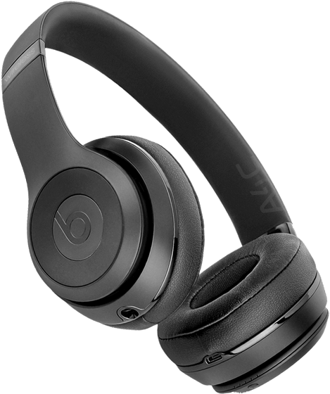 Beats By Dre Solo 3 Black Angle - Beats Electronics (500x587), Png Download