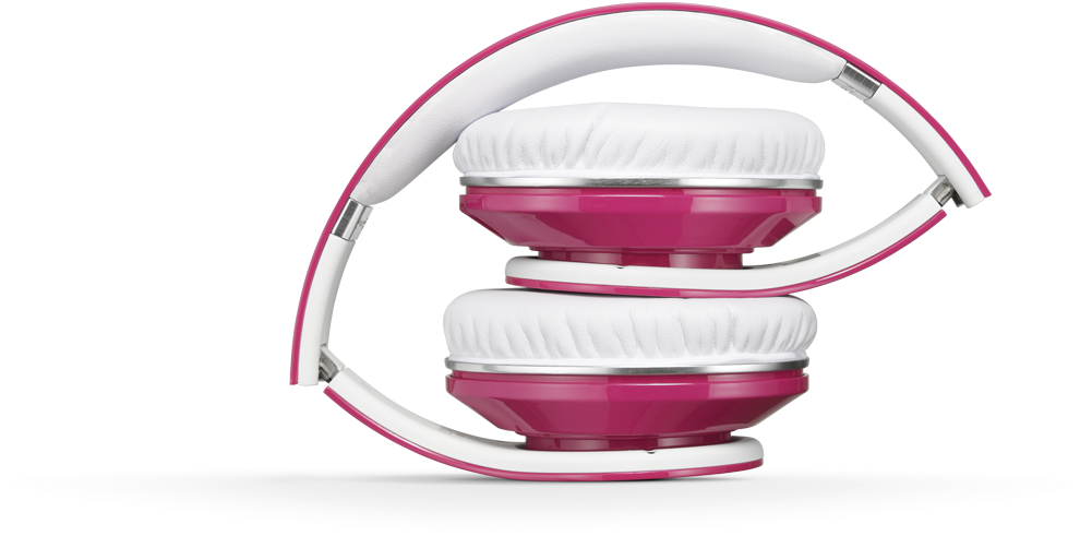 Beats By Dre - Beats By Dr. Dre Studio Headphones With Mic - Pink (1000x700), Png Download